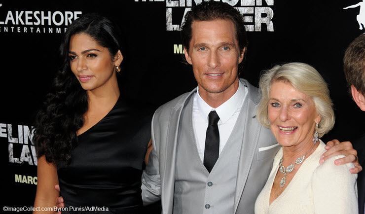 Camila Alves, Matthew McConaughey and Kay McConaughey