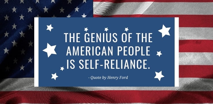 Genius Self Reliance American People