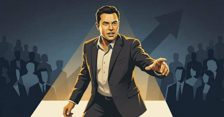 Vector illustration of a motivational speaker delivering a powerful speech, representing Eric Thomas inspiration and personal growth quotes.