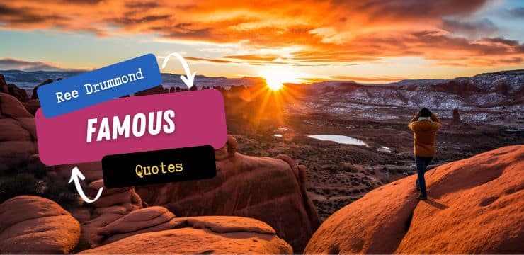 Ree Drummond Top Image Ree Drummond Top Image of a blogger taking a picture during sunrise at Arches National Park in eastern Utah, USA