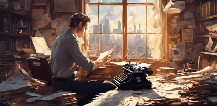 Brainstorming, sketch an outline, or start with a scene that excites you. The key is to find your spark and ignite your writing journey.