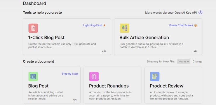 The SEO Writing AI dashboard is user-friendly and so intuitive, you'll feel like a pro from the get-go. Navigate with ease, create content effortlessly, and watch your rankings soar—all in one place!